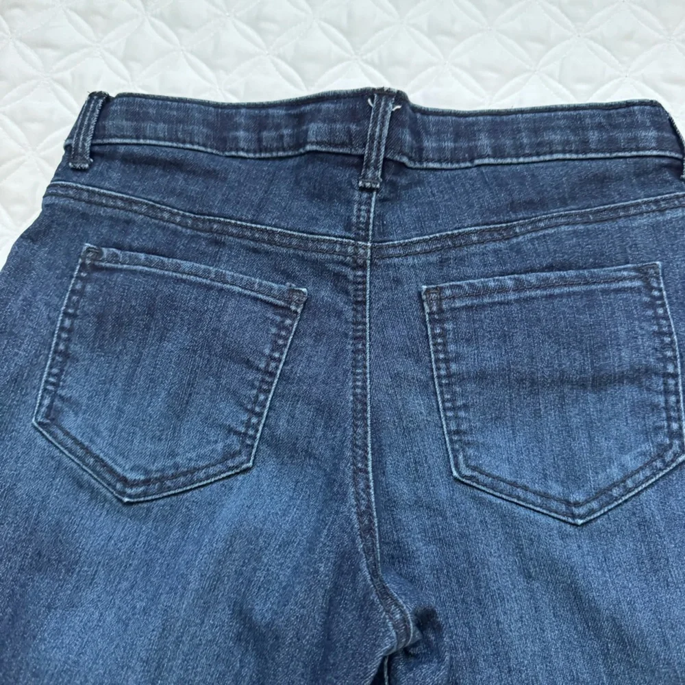 OshKosh B'gosh Kids Dark Blue Skinny Denim Jeans Adjustable Waist Size 12